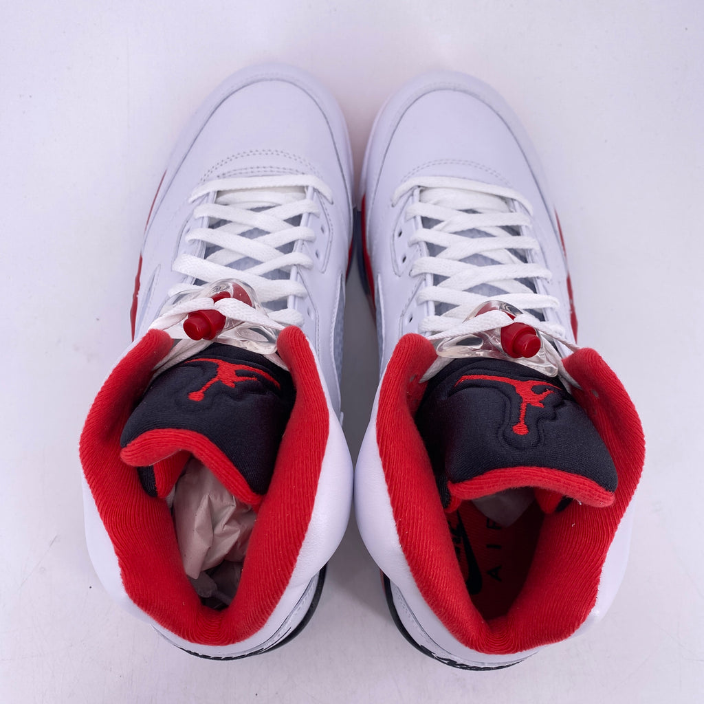 Air Jordan 5 Retro "Fire Red Black Tongue" 2025 New Size 10.5