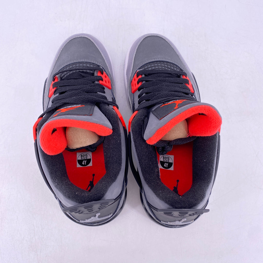 Air Jordan (GS) 4 Retro "Infrared" 2022 New Size 4Y