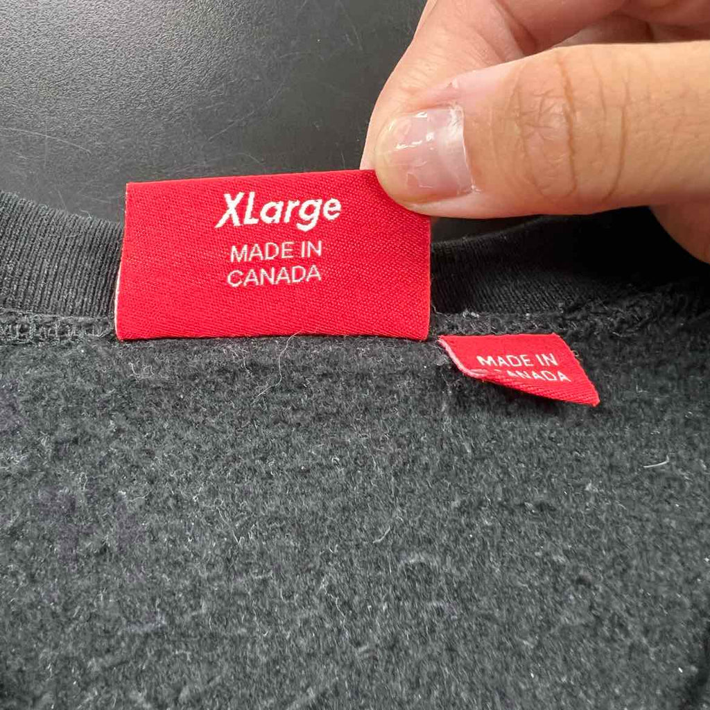 Supreme Crewneck Sweater "MINI BOX LOGO" Black Used Size XL