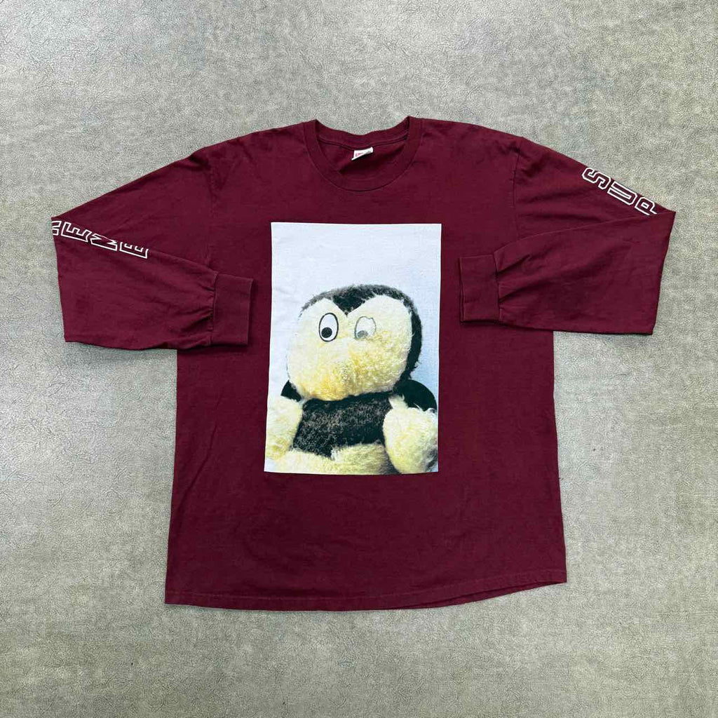 Supreme Long Sleeve "MIKE KELLY" Burgundy Used Size XL