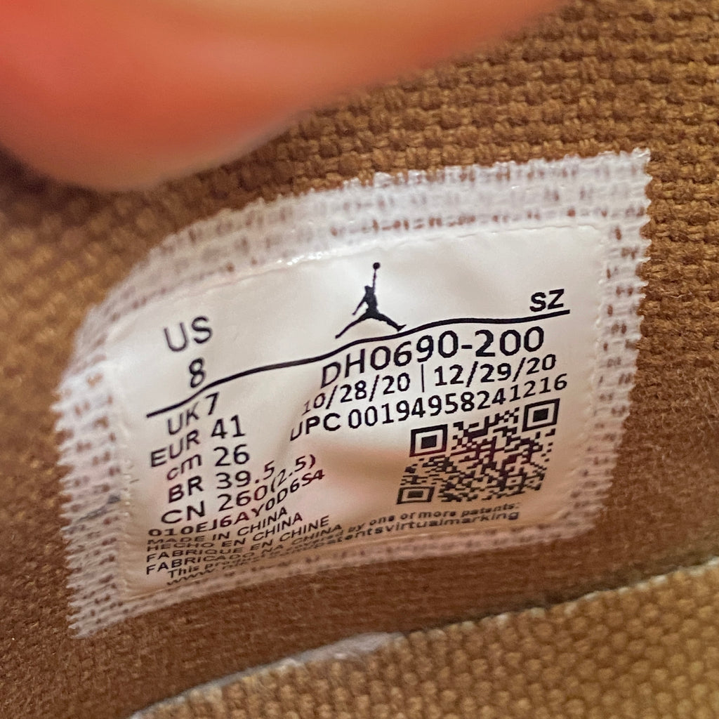 Air Jordan 6 Retro "British Khaki" 2021 Used Size 8