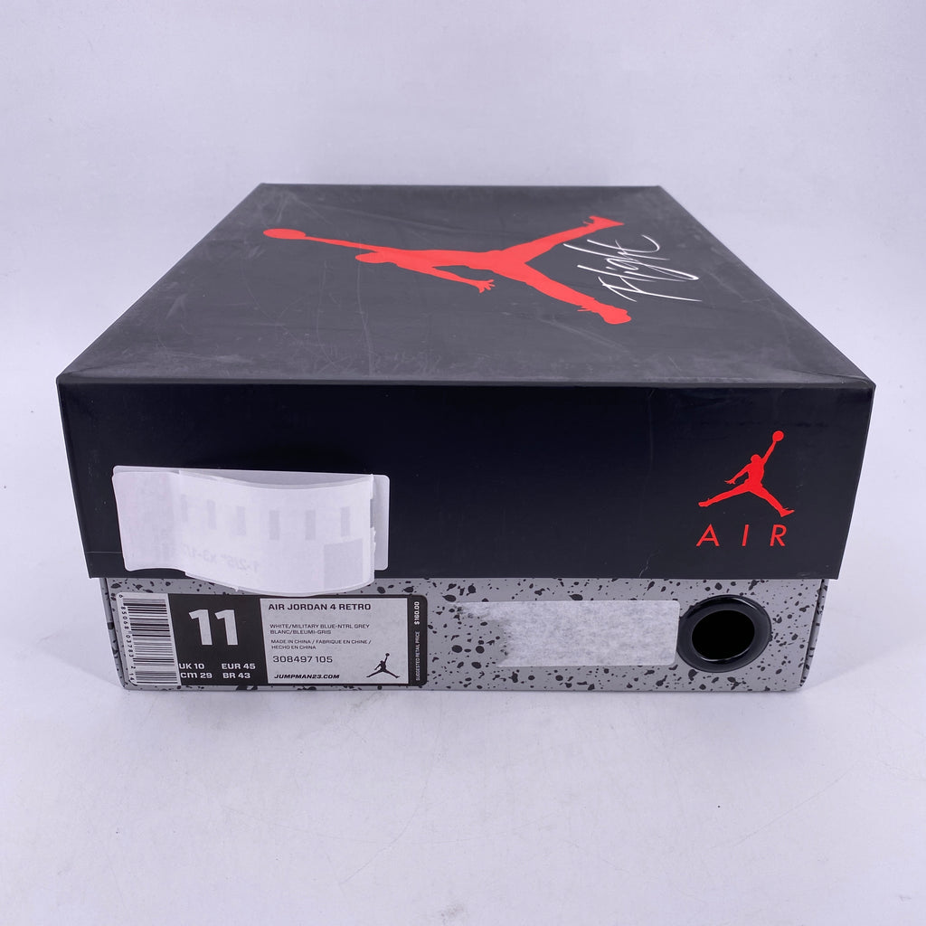 Air Jordan 4 Retro "Military Blue" 2012 Used Size 11