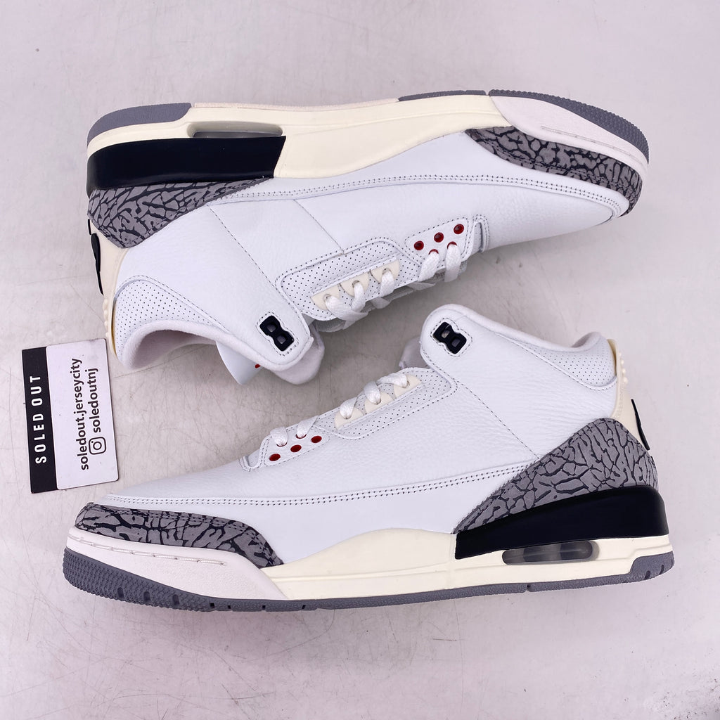 Air Jordan 3 Retro "White Cement" 2023 New Size 12.5