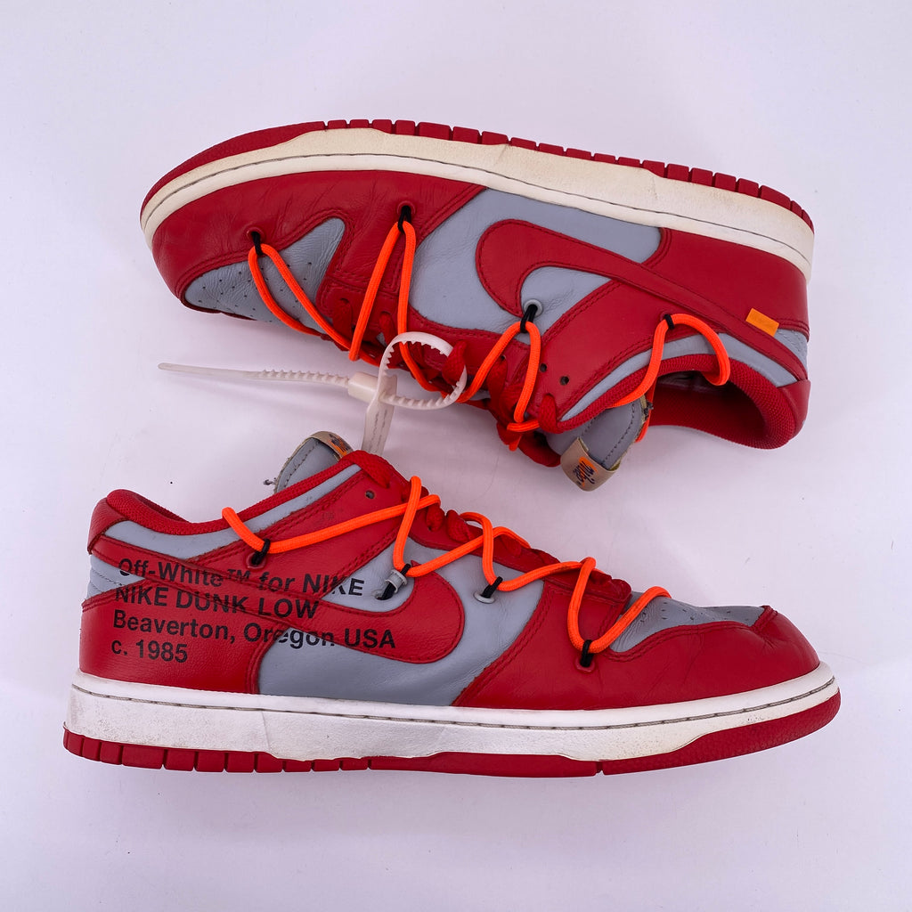 Nike Dunk Low / OW "University Red" 2019 Used Size 11