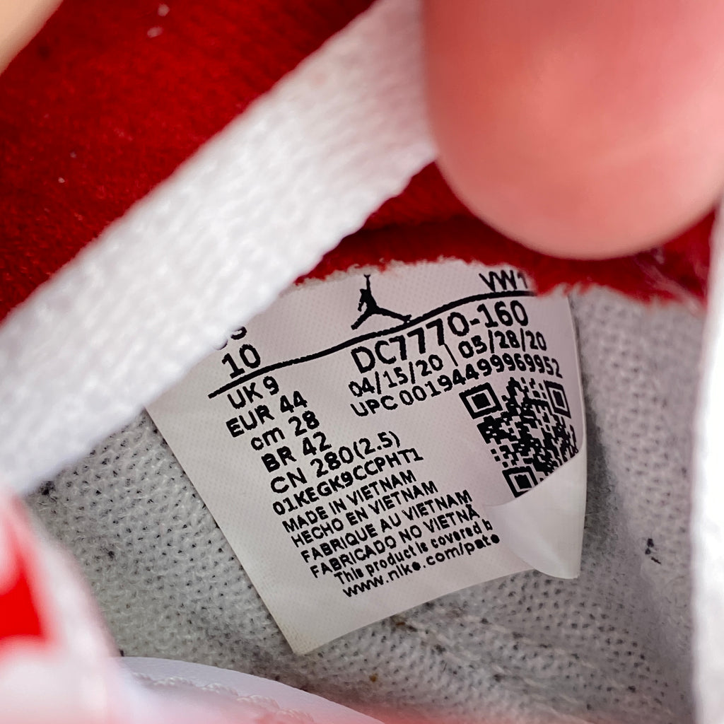 Air Jordan 4 Retro "Fire Red" 2020 Used Size 10