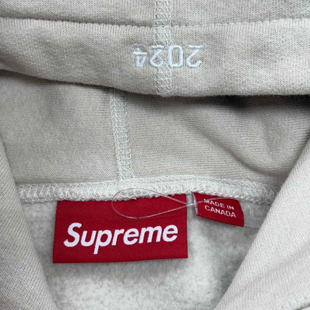Supreme Hoodie "BOX LOGO" Stone New Size S