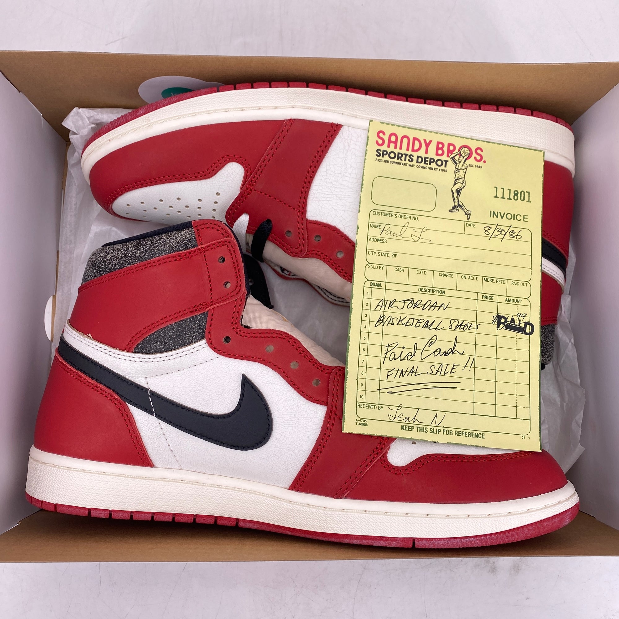 Air Jordan 1 Retro High OG &quot;Lost And Found&quot; 2022 New Size 11.5