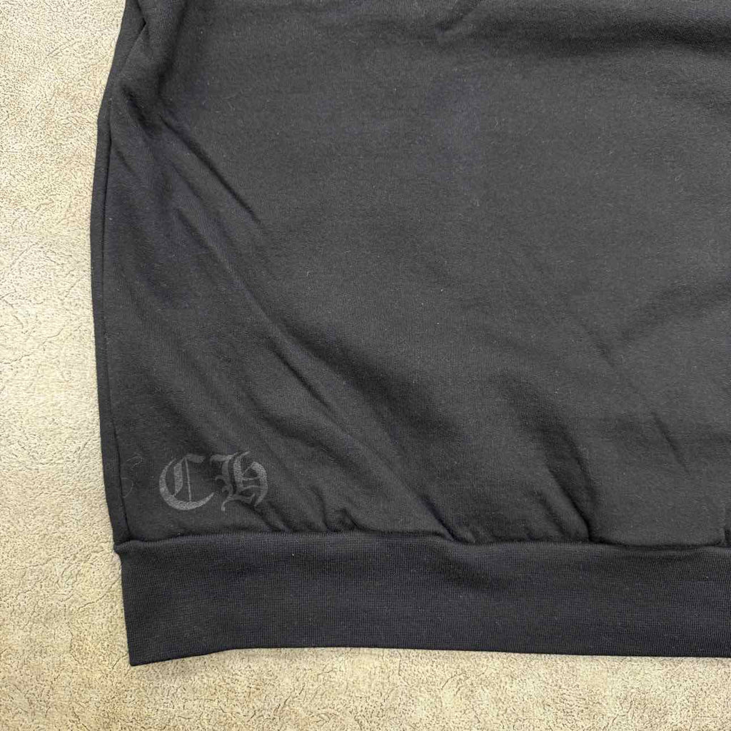 Chrome Hearts Crewneck Sweater "HORSESHOE" Black Used Size XL