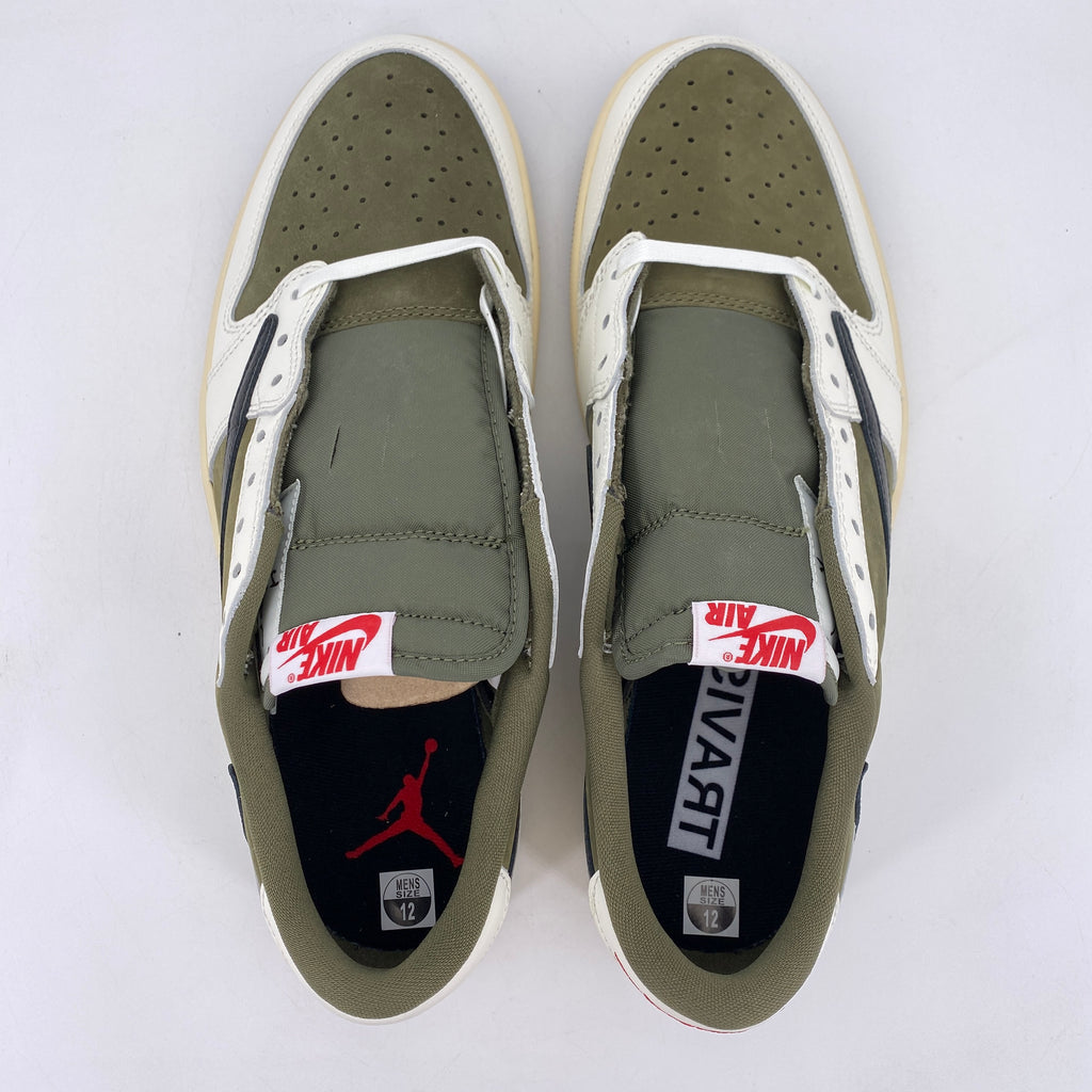Air Jordan 1 Low OG SP "Travis Scott Medium Olive" 2024 New Size 12