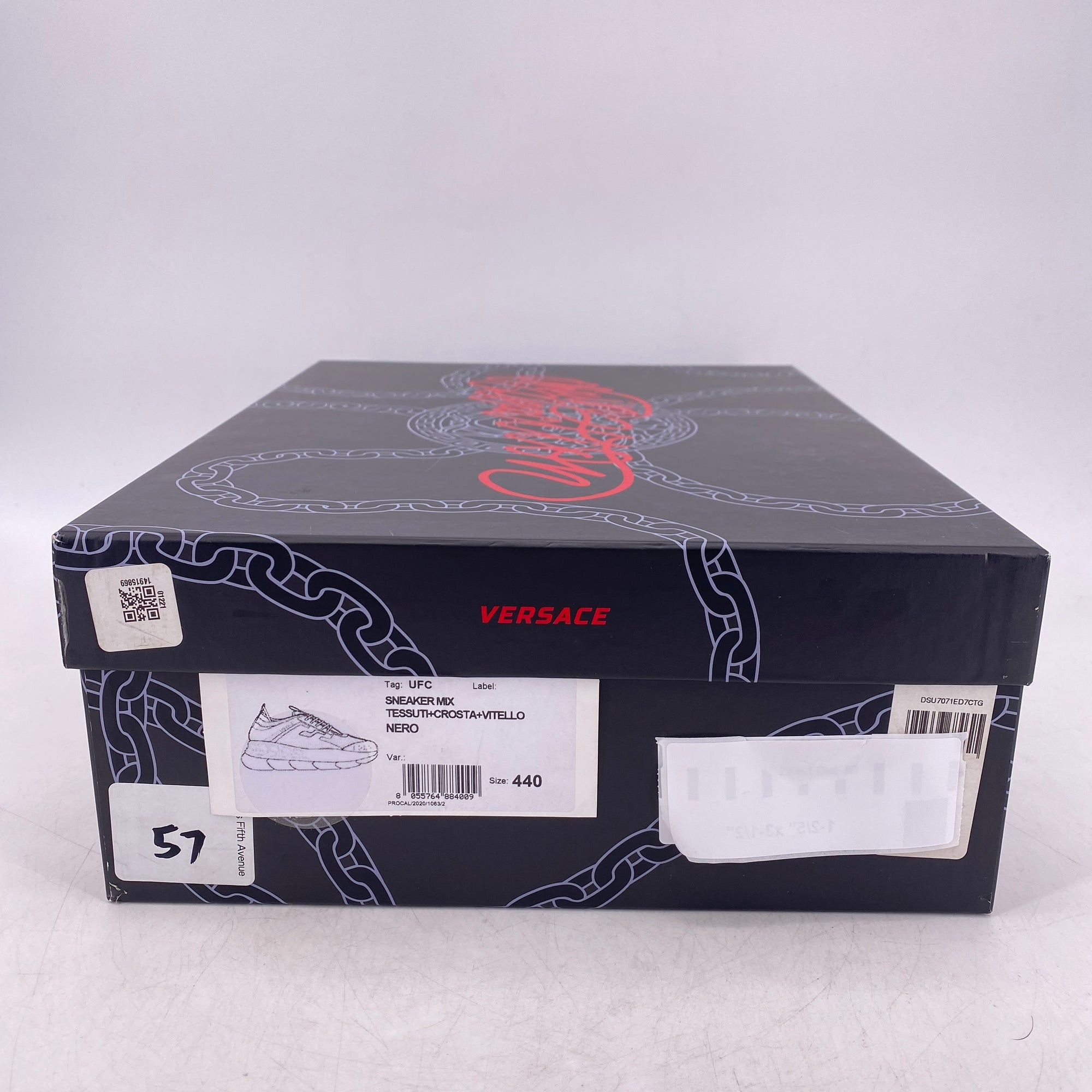 Versace Chain Reaction &quot;Black&quot; 2019 Used Size 44