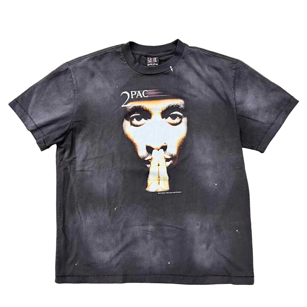 Saint Michael T-Shirt "2PAC" Black Used Size XL