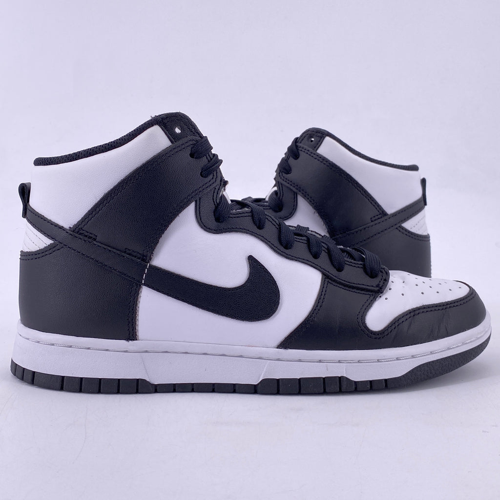 Nike Dunk High "Black White" 2021 Used Size 9