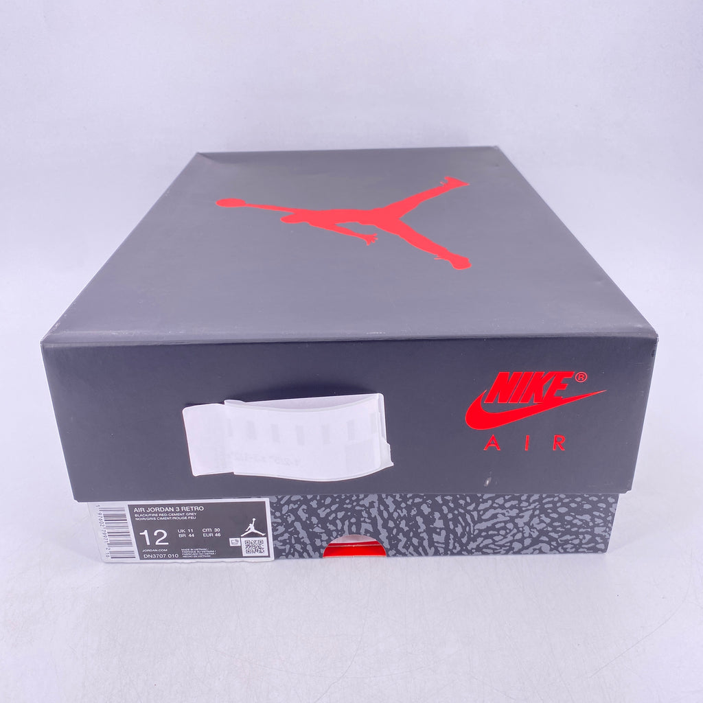 Air Jordan 3 Retro "Black Cement" 2024 New Size 12