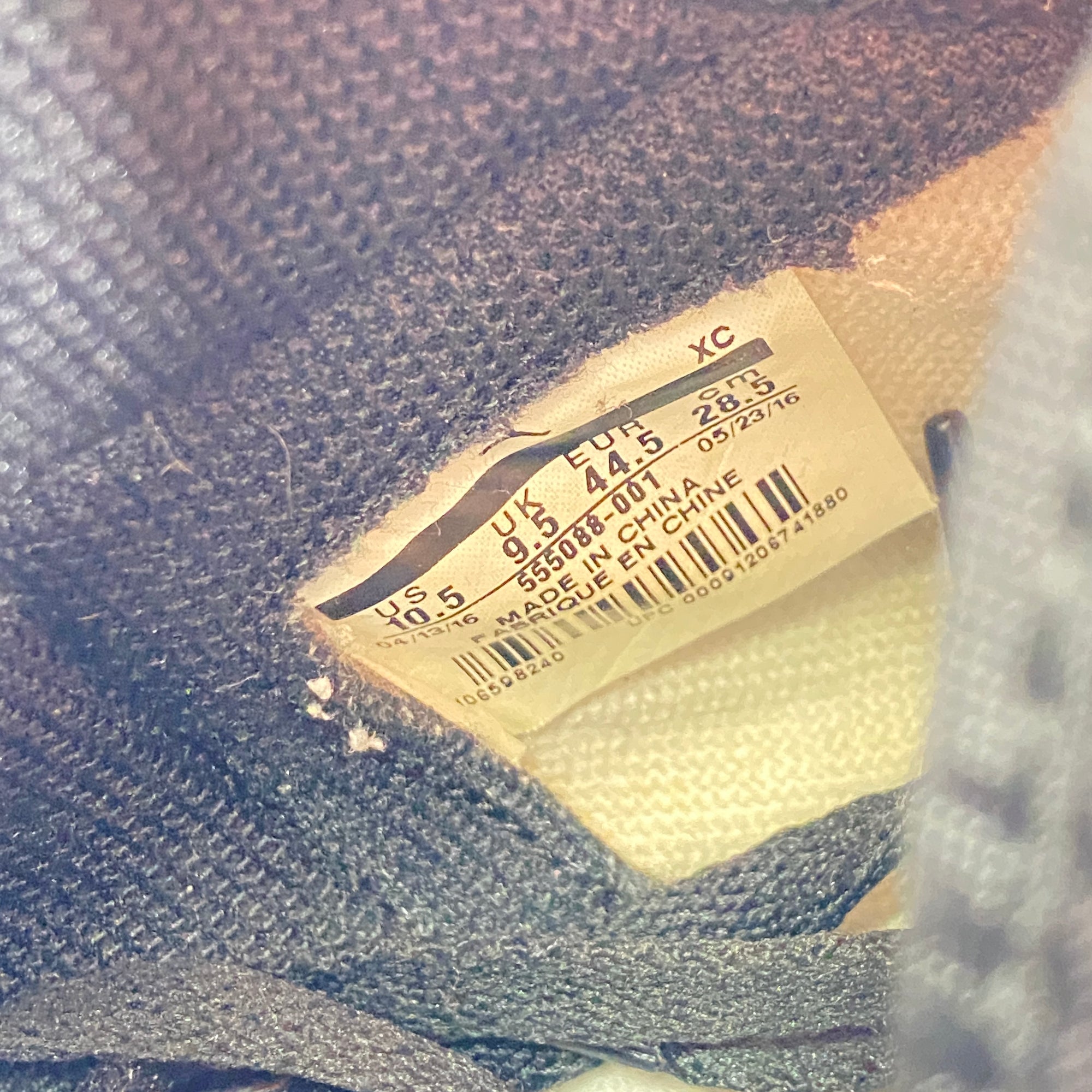 nike air thea foil pink on feet and legs and ankle