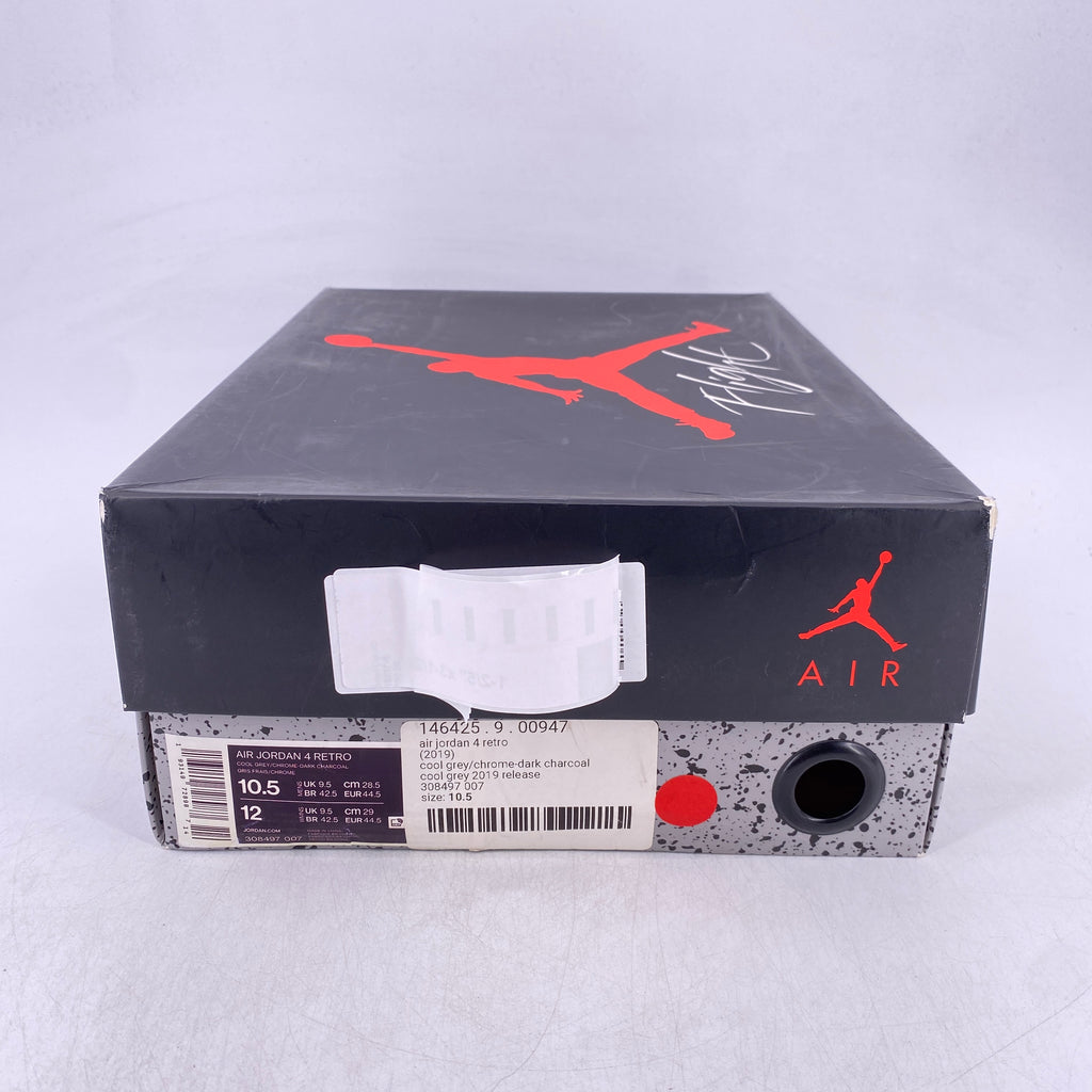 Air Jordan 4 Retro "Cool Grey" 2019 Used Size 10.5