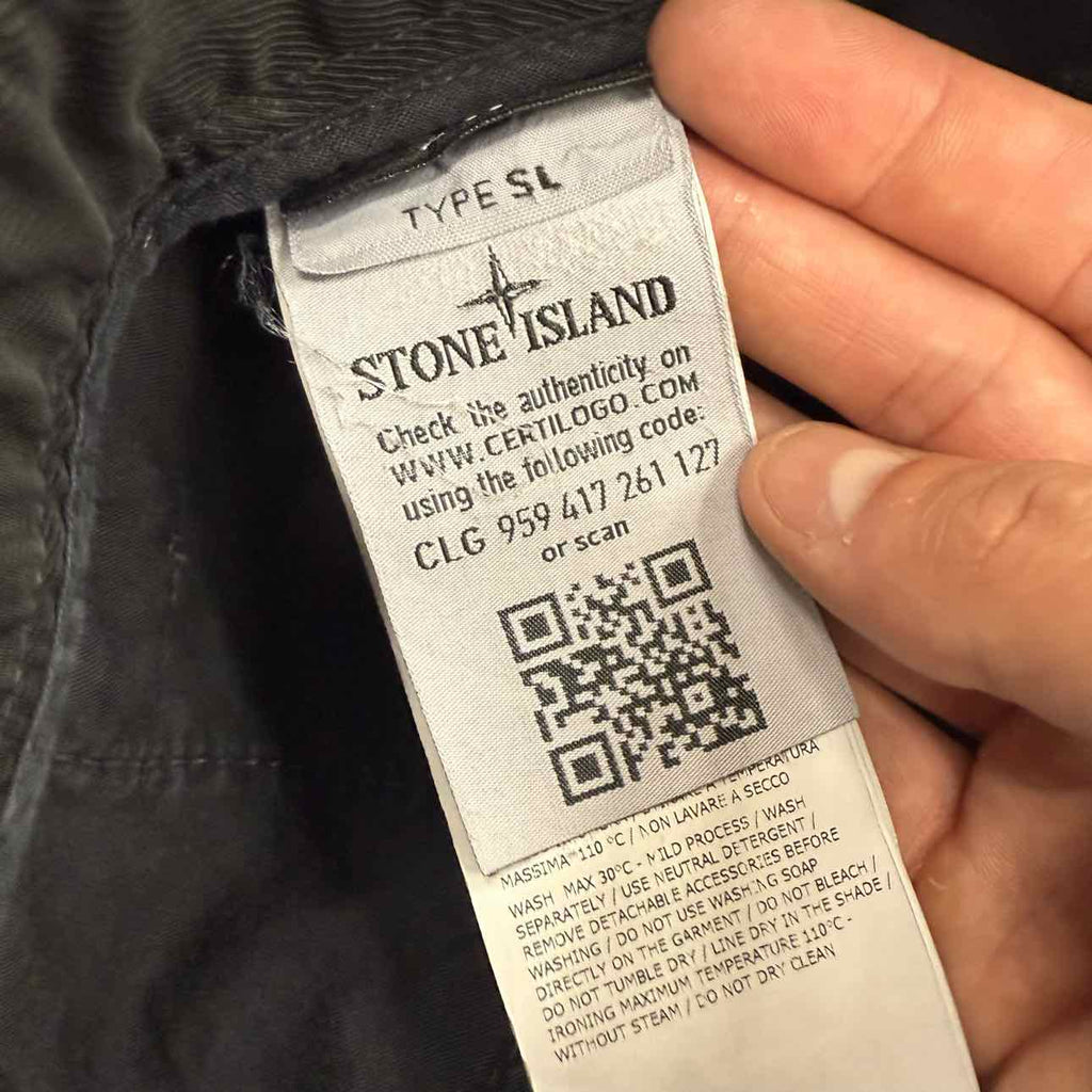 Stone Island Pants "CARGO" Navy Used Size 36