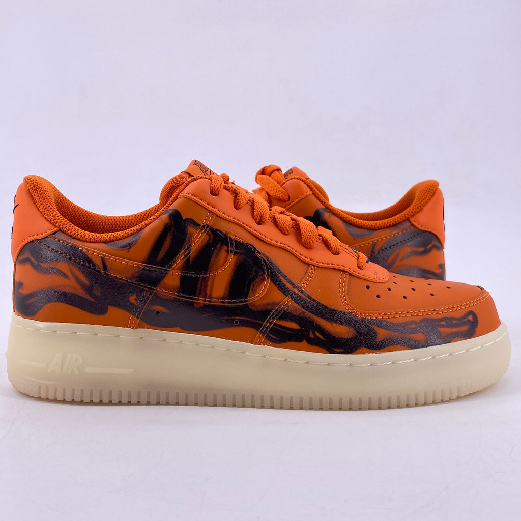 Nike Air Force 1 Low "Orange Skeleton" 2020 Used Size 7
