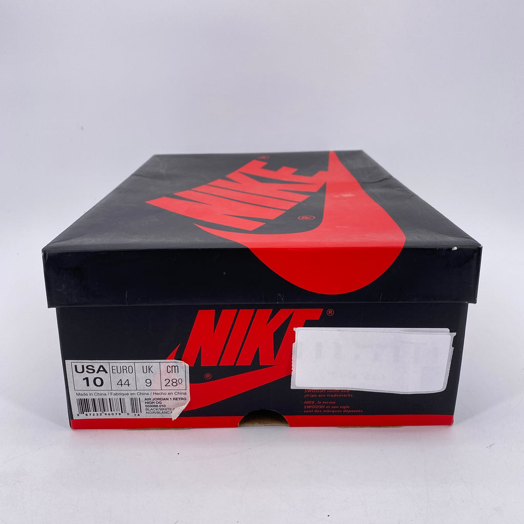 Air Jordan 1 Retro High OG "Black White" 2014 Used Size 10