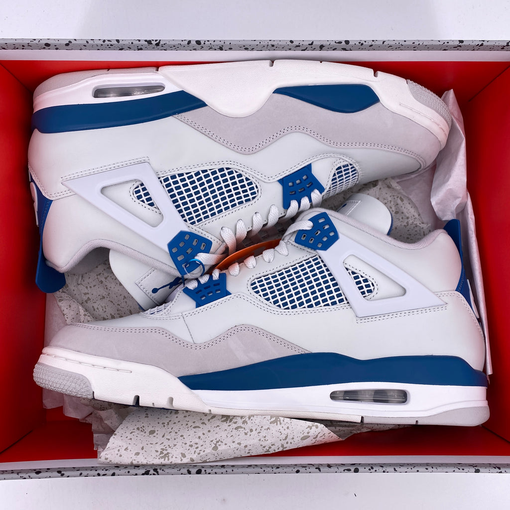 Air Jordan 4 Retro "Military Blue" 2024 New Size 13