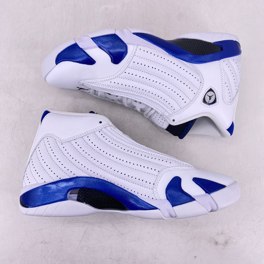 Air Jordan 14 Retro "White Hyper Royal" 2020 New Size 8