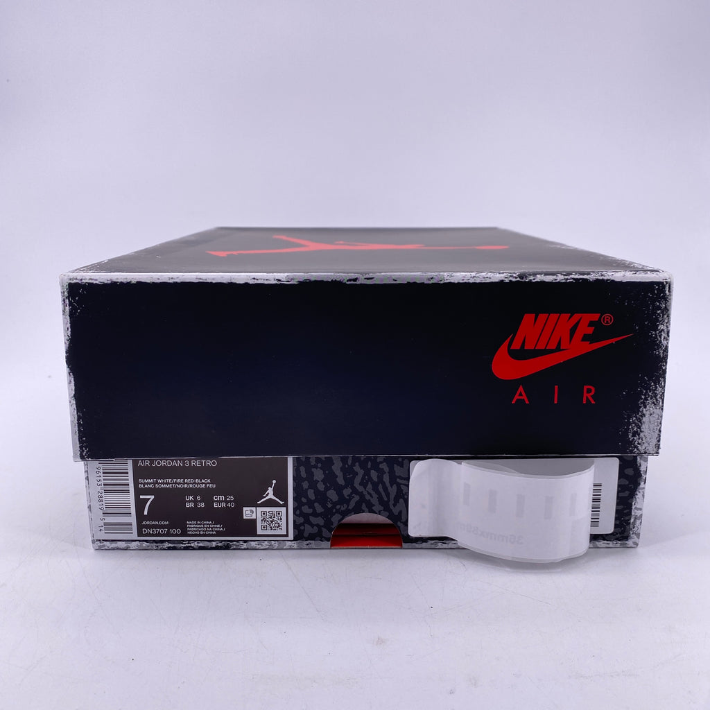 Air Jordan 3 Retro "White Cement Reimagined" 2023 New Size 7