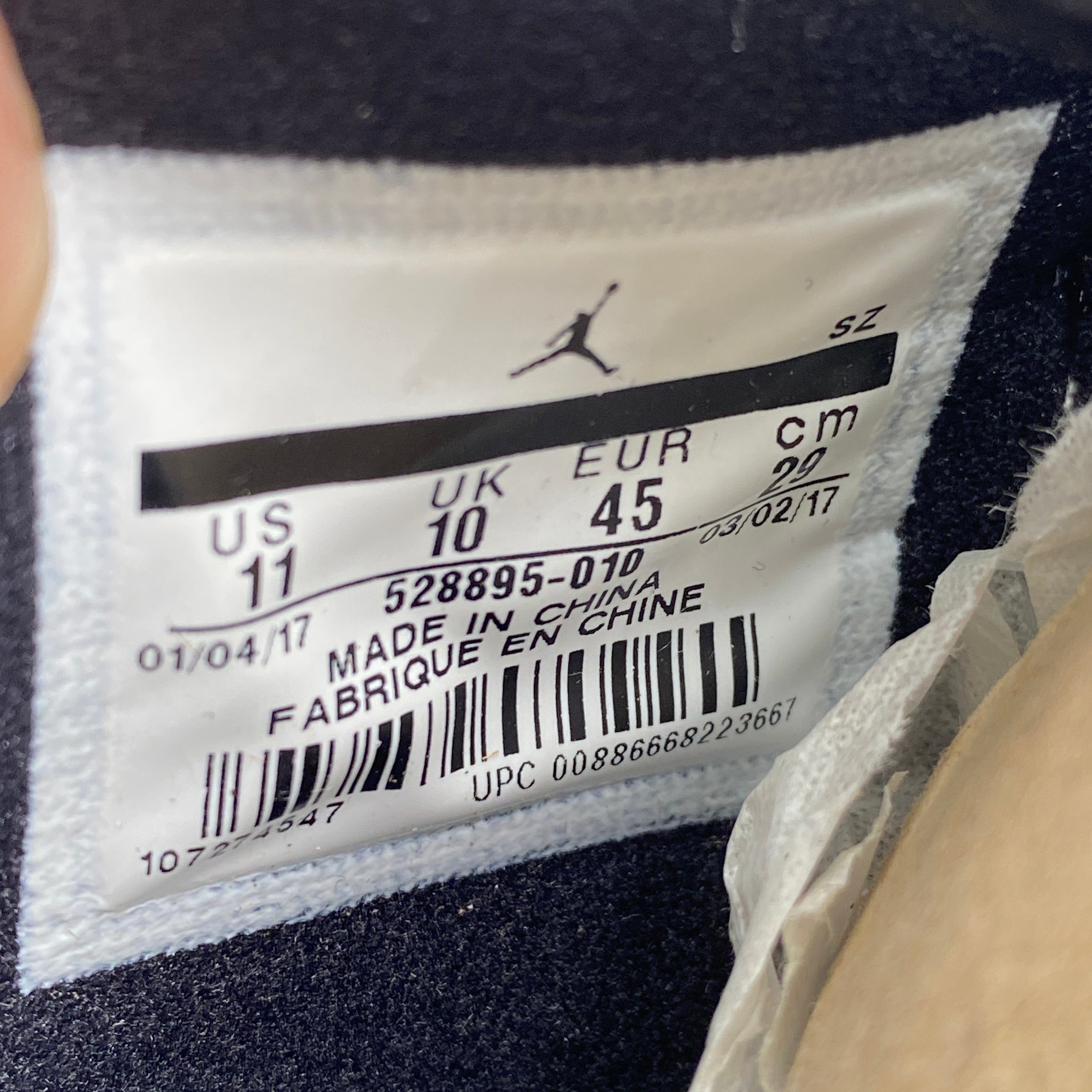 Air Jordan 11 Retro Low &quot;BARONS&quot; 2017 Used Size 11