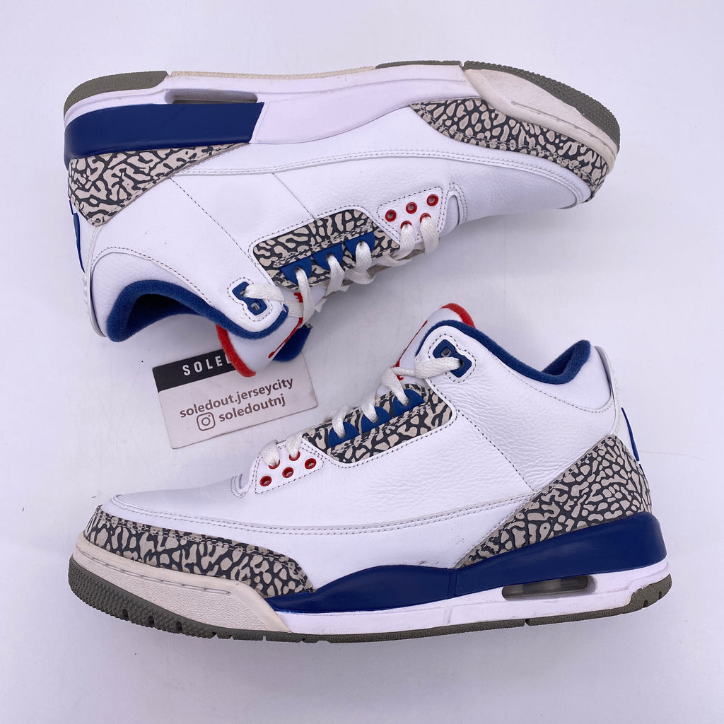Air Jordan 3 Retro "True Blue" 2016 Used Size 10.5