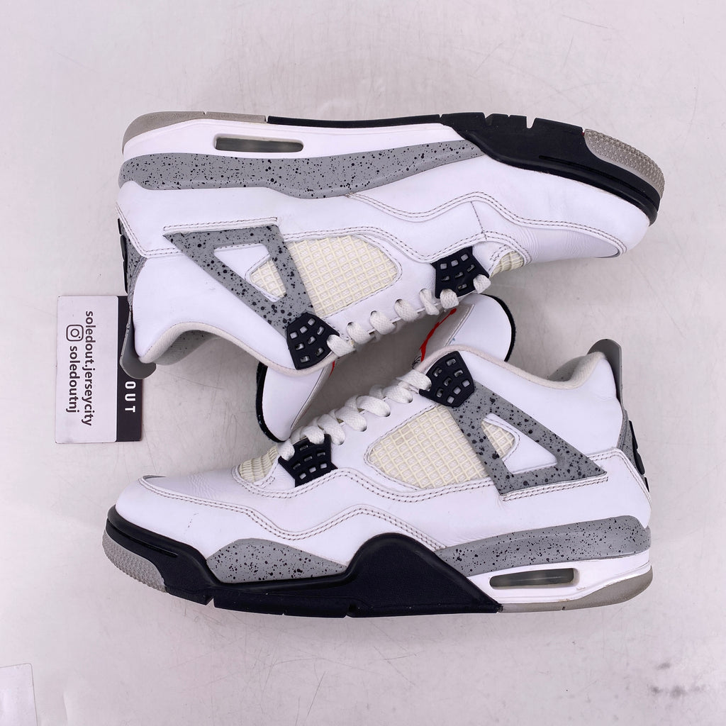 Air Jordan 4 Retro "White Cement" 2016 Used Size 9.5