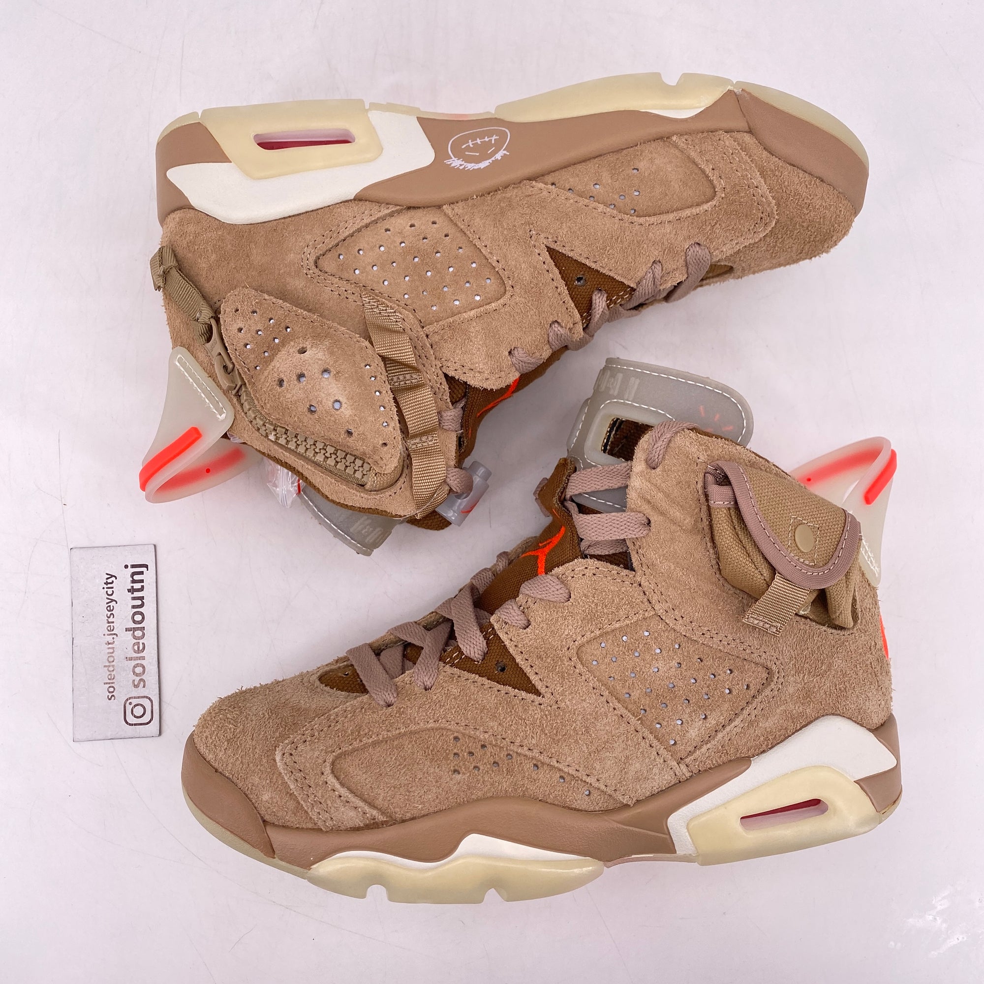 Air Jordan 6 Retro &quot;British Khaki&quot; 2021 New Size 4.5