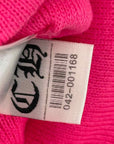 Chrome Hearts Beanie "SCRIPT" New Pink Size OS