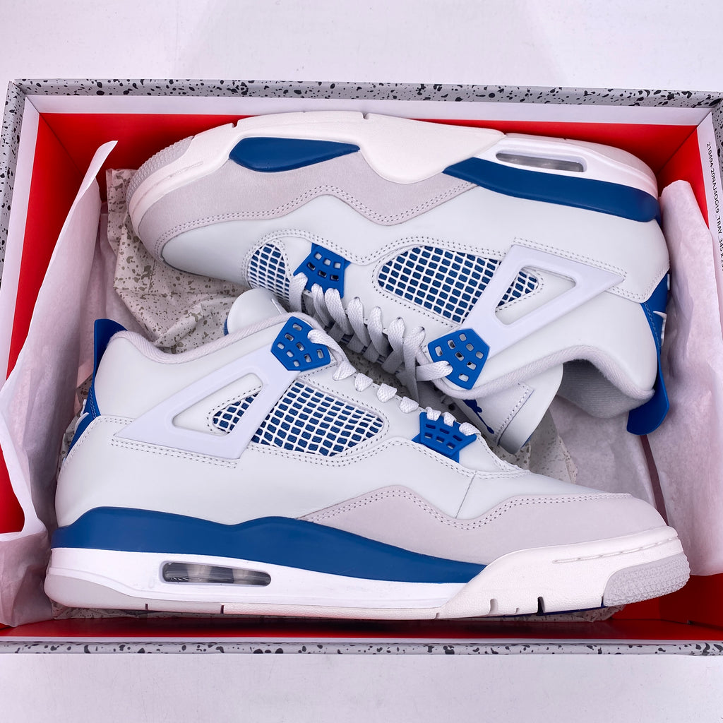 Air Jordan 4 Retro "Military Blue" 2024 New Size 10.5
