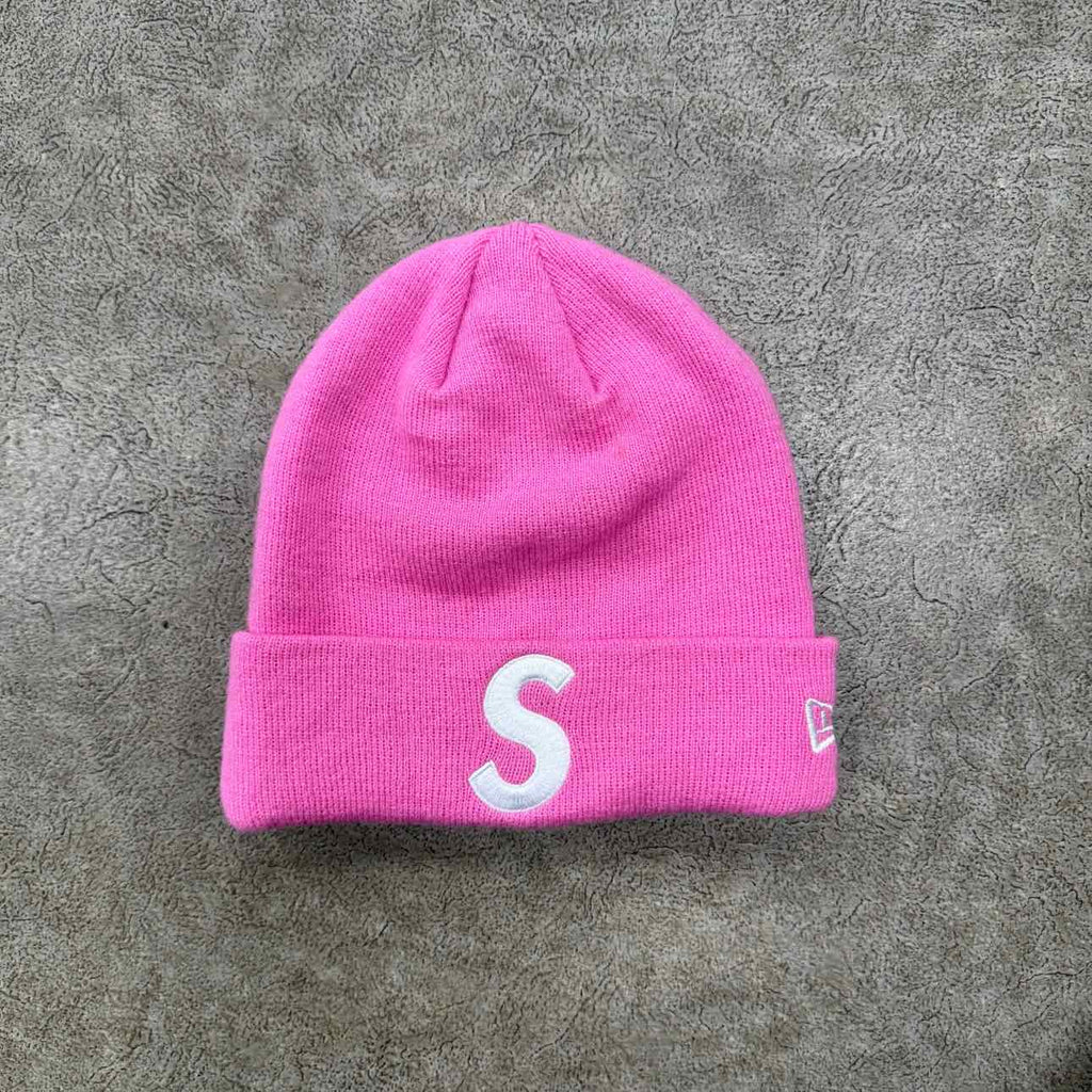 Supreme Beanie "S LOGO" 2023 Used Pink Size OS