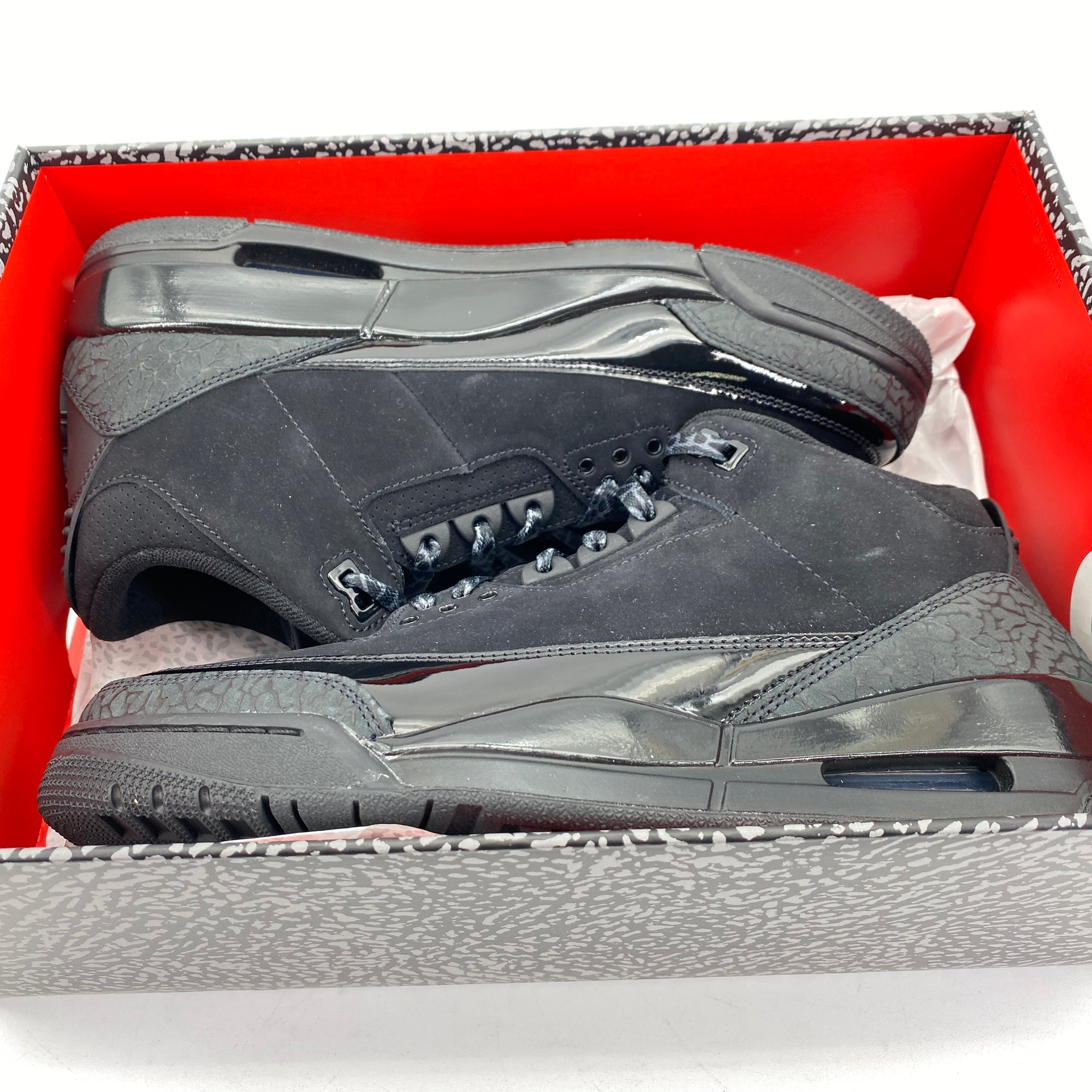 Air Jordan 3 Retro &quot;Black Cat&quot; 2025 New Size 9.5