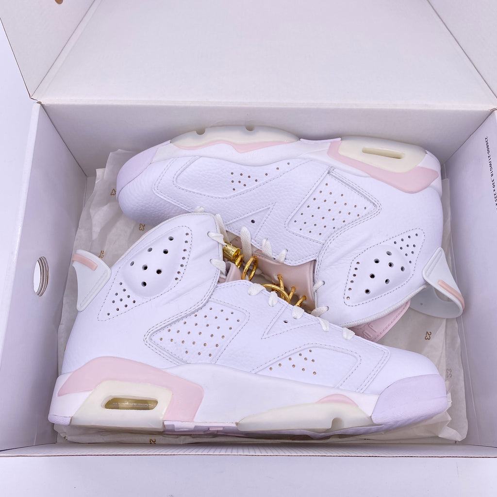 Air Jordan (W) 6 Retro "Gold Hoops" 2021 New Size 8.5W