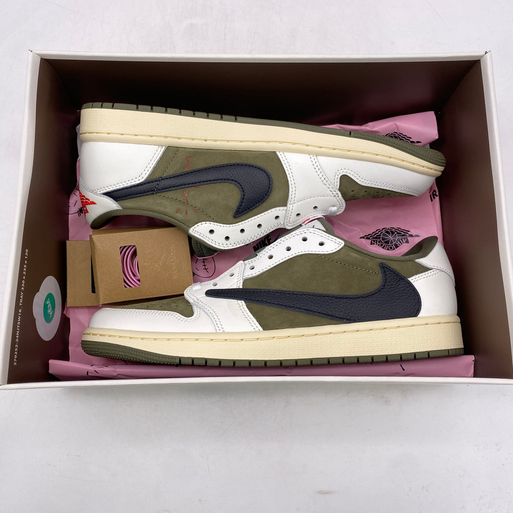 Air Jordan 1 Low OG SP "Travis Scott Medium Olive" 2024 New Size 9.5