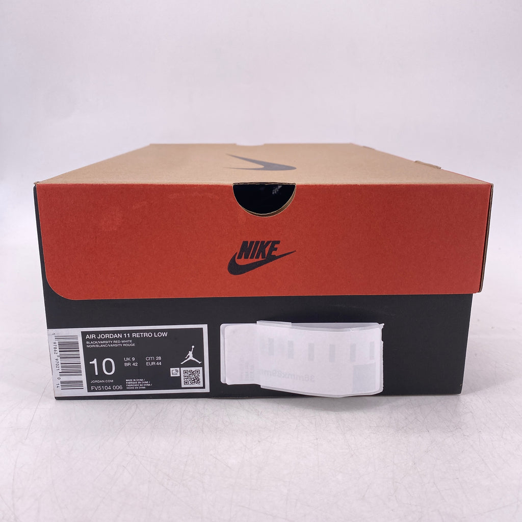 Air Jordan 11 Retro Low "Bred" 2025 New Size 10
