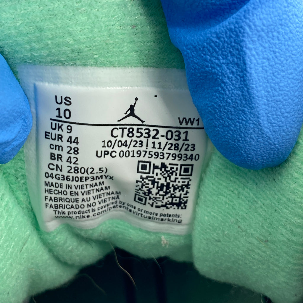 Air Jordan 3 Retro "Green Glow" 2024 Used Size 10