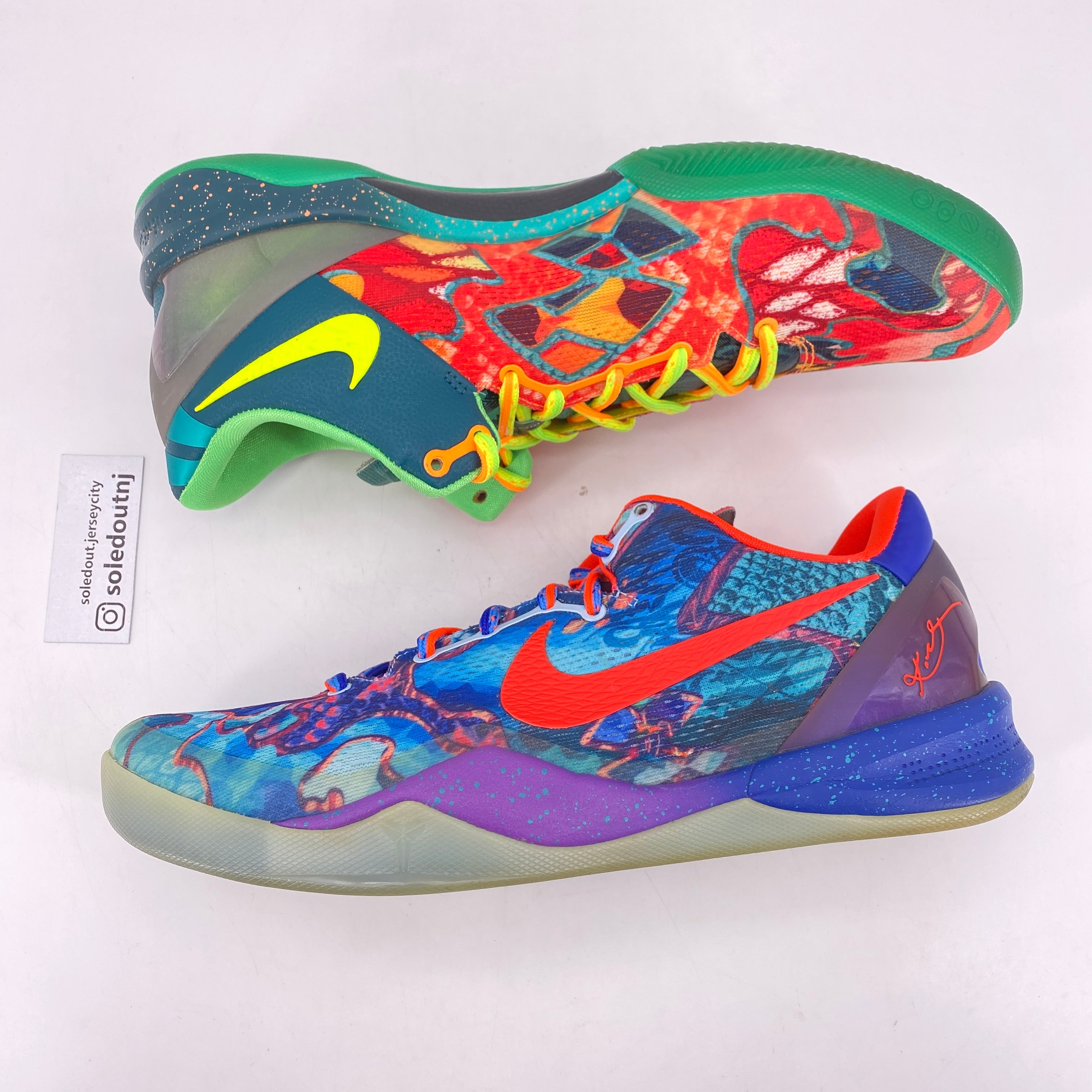 Nike Kobe 8 "What The Kobe" 2013 Used Size 11.5