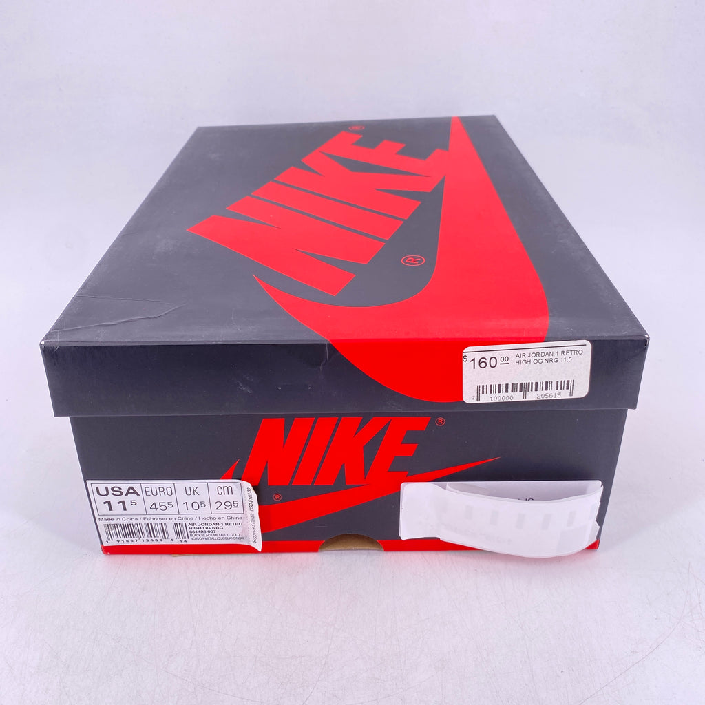 Air Jordan 1 Retro High OG "Gold Toe" 2018 New Size 11.5