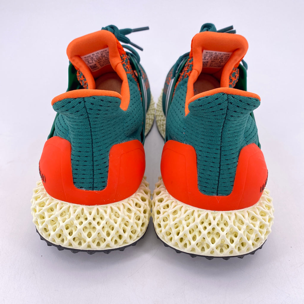 Adidas Ultra 4D "Miami Hurricanes" 2021 Used Size 8