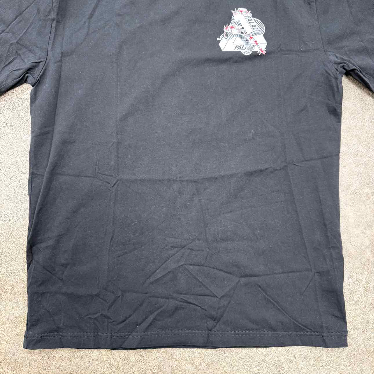 Palace T-Shirt &quot;HESH MIT FRESH&quot; Black New Size L