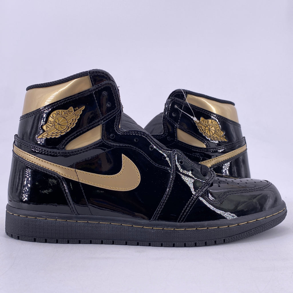 Air Jordan 1 Retro High "Black Metallic Gold" 2020 New Size 10