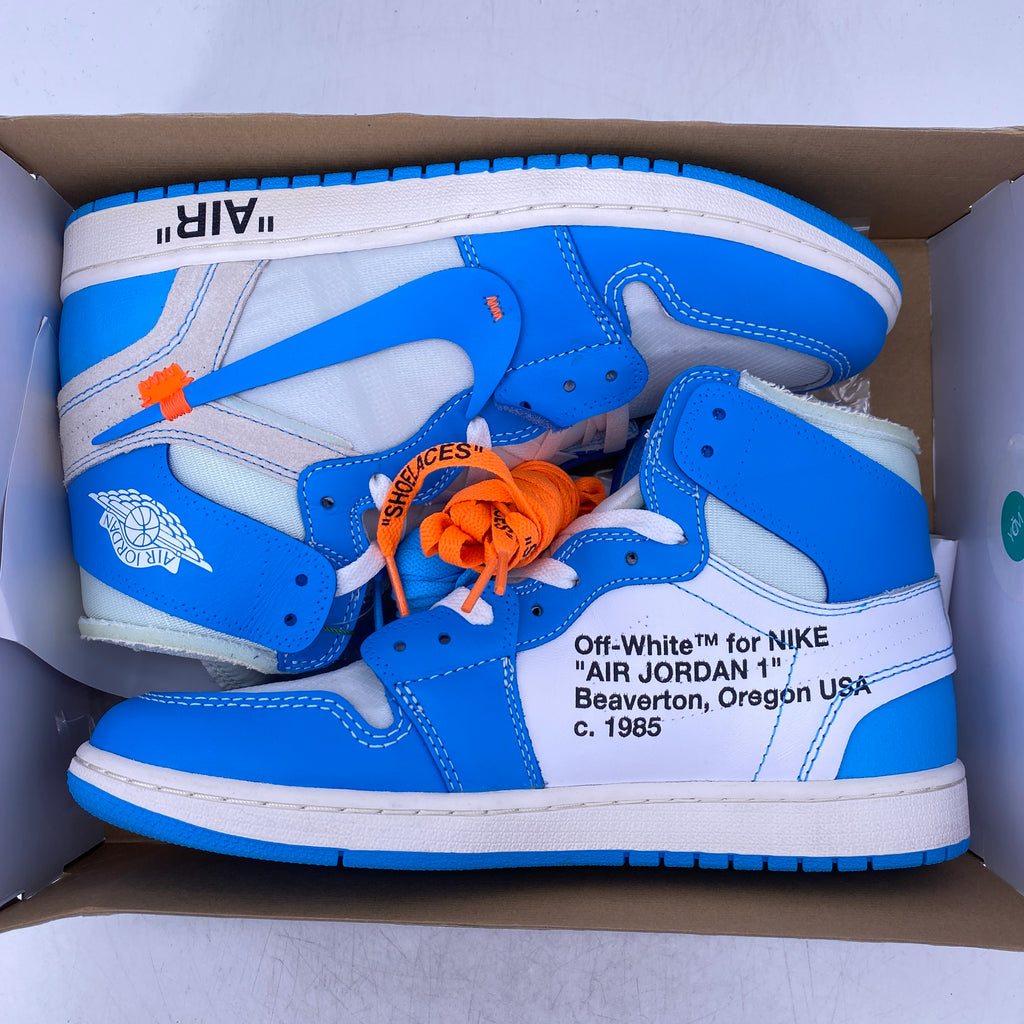 Air Jordan 1 Retro High OG "Off White Unc" 2018 New Size 10.5