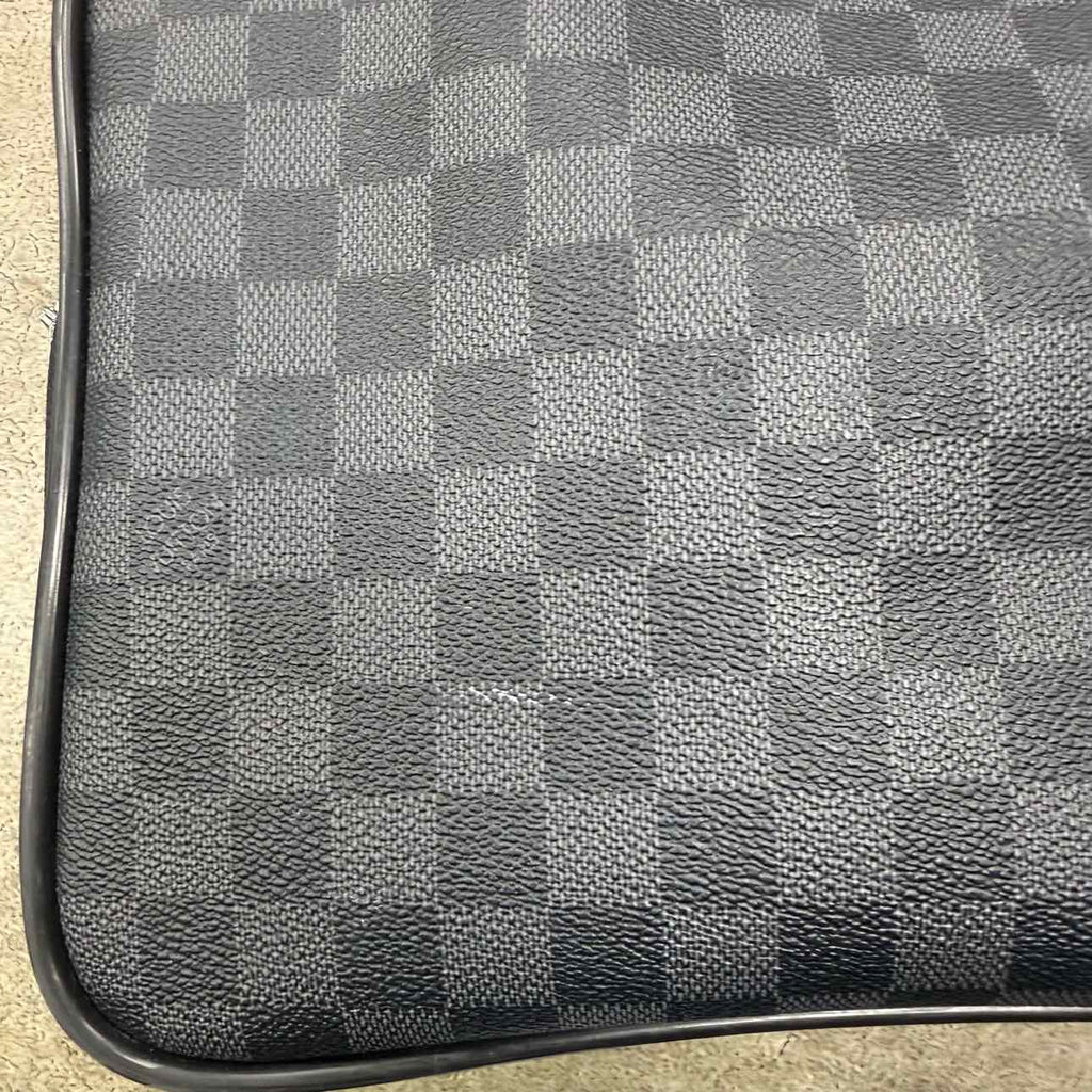 Louis Vuitton Messenger Bag "ICARE LAPTOP" Used Black