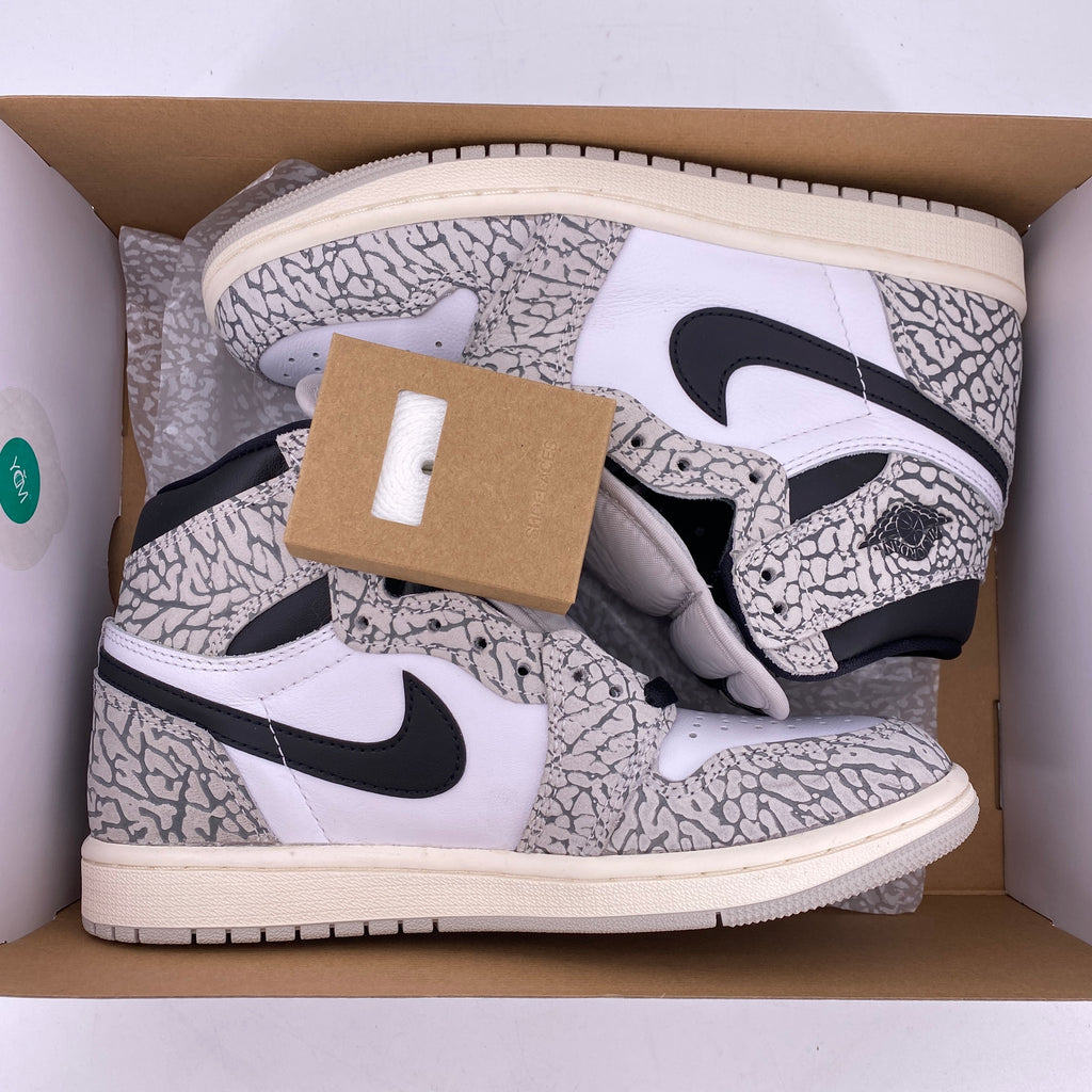 Air Jordan (GS) 1 Retro High OG "White Cement" 2023 New Size 5.5