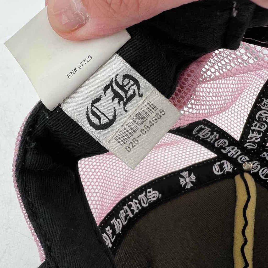 Chrome Hearts Trucker Hat "PINK" Used Pink Size OS