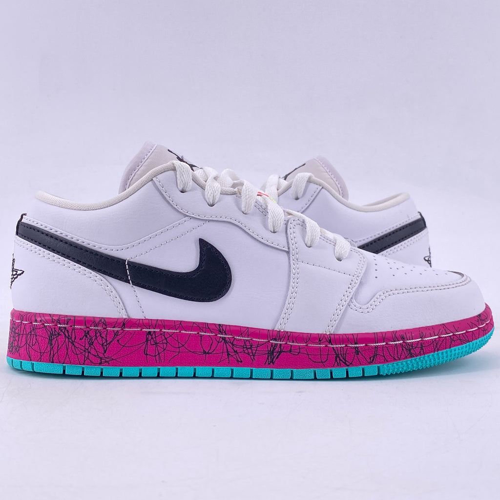 Air Jordan (GS) 1 Low "Multi-Color Midsoles" 2020 Used Size 4.5Y