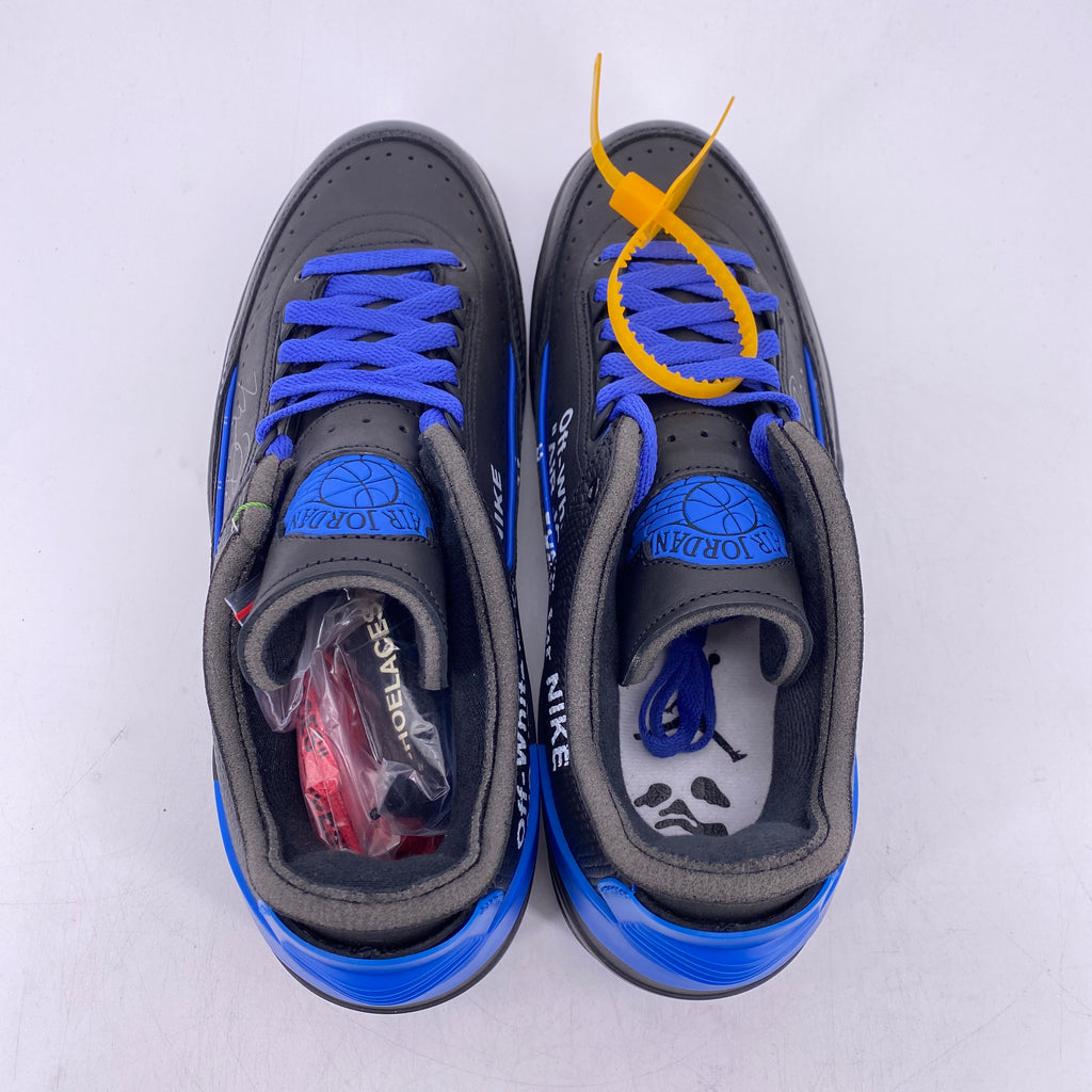 Air Jordan 2 Retro "Ow Black Blue" 2021 New Size 10