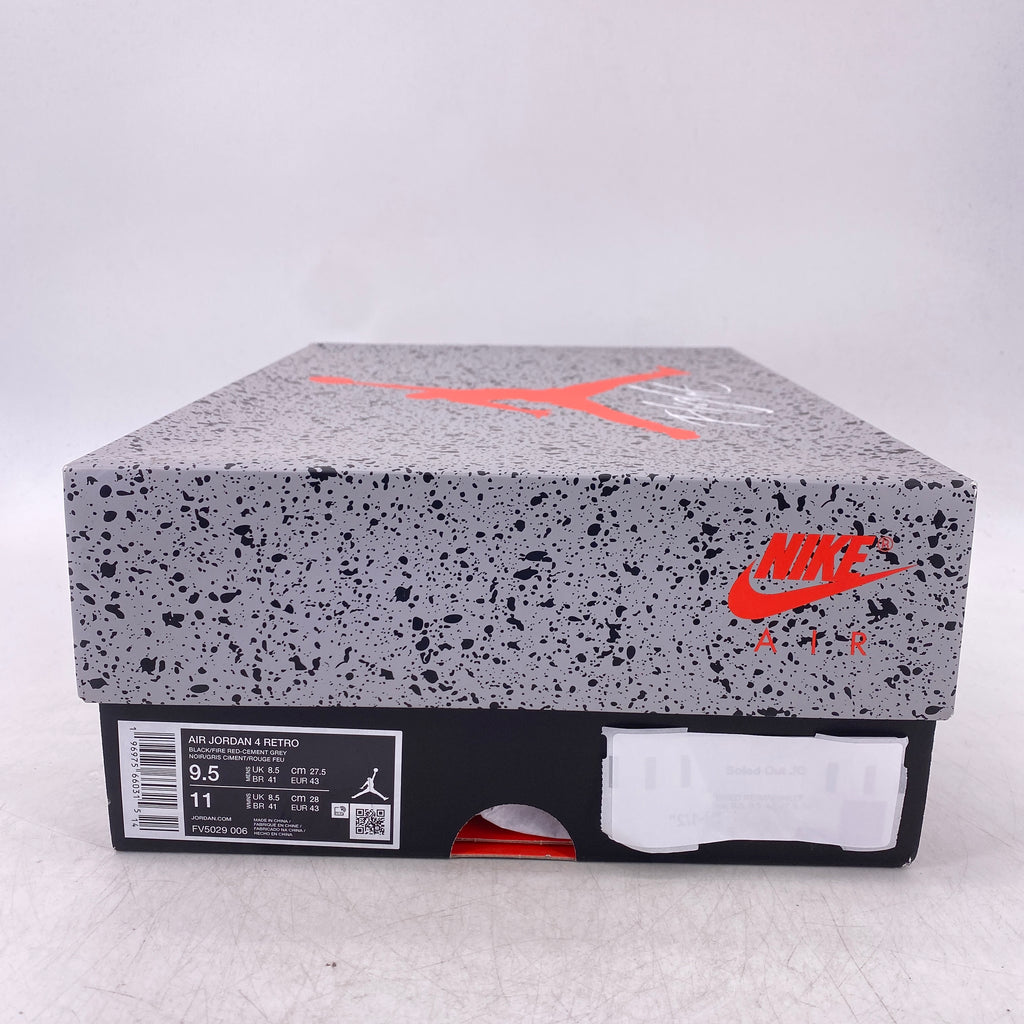Air Jordan 4 Retro "Bred Reimagined" 2024 New Size 9.5