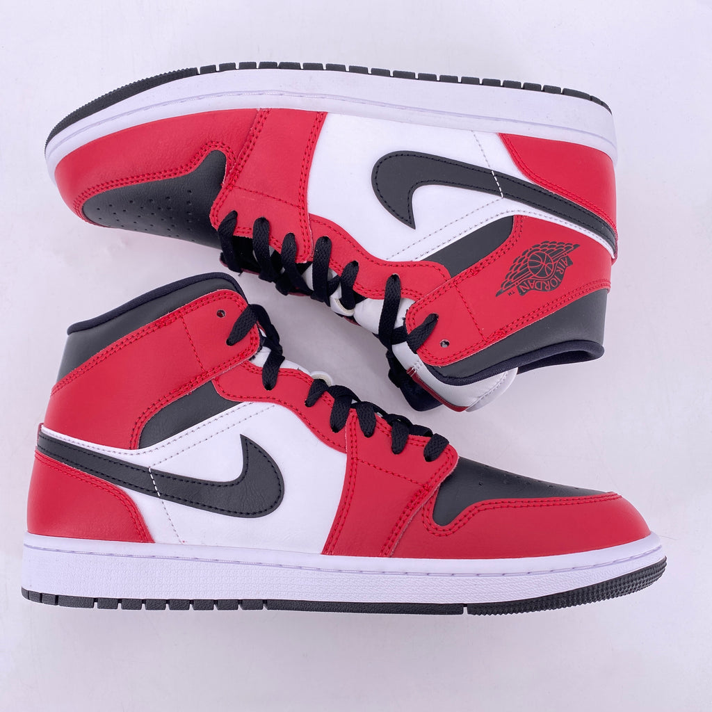 Air Jordan 1 Mid "Chicago Toe" 2020 New Size 10.5